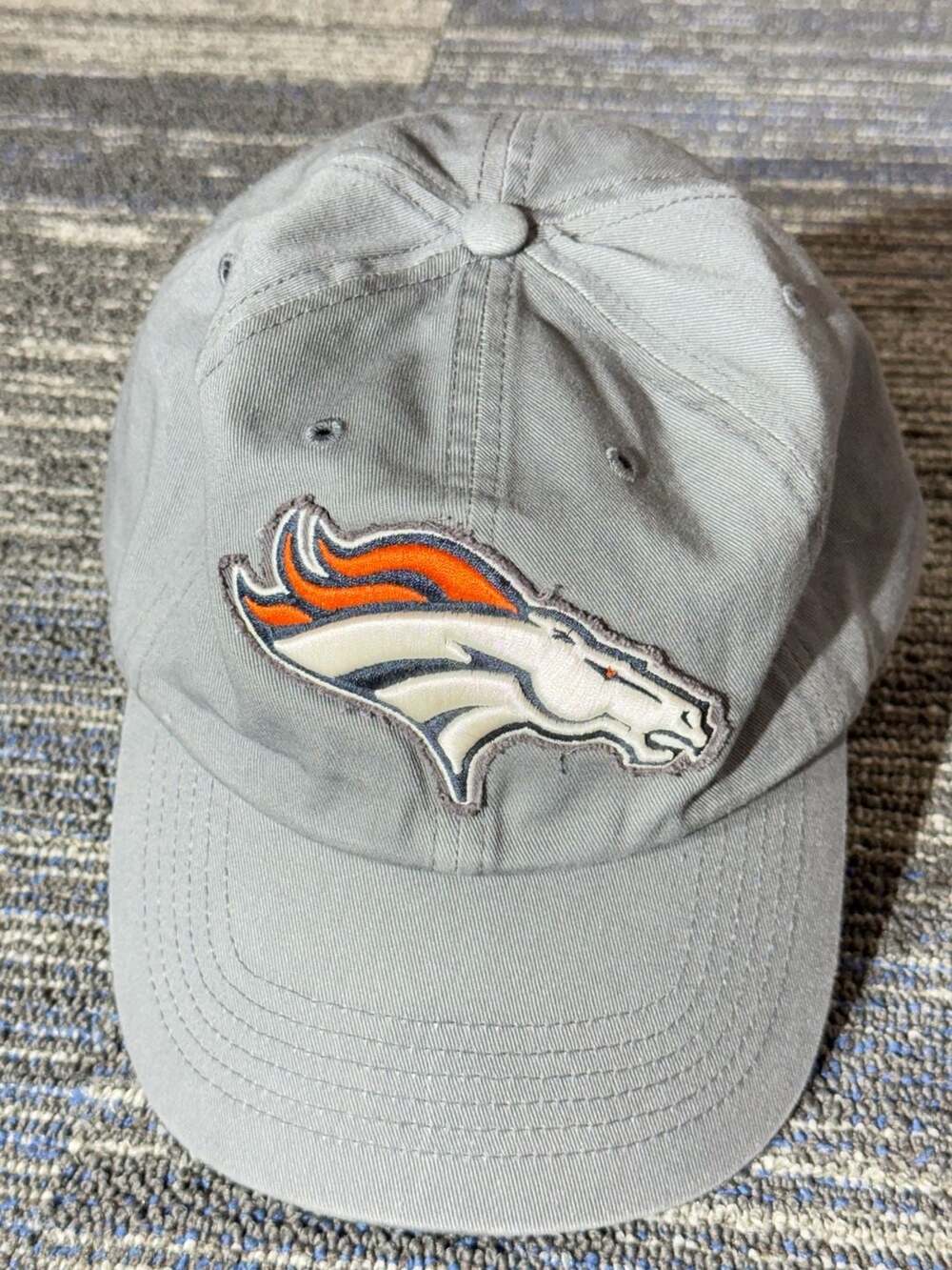 Denver Broncos Gray Adjustable Baseball Cap NFL